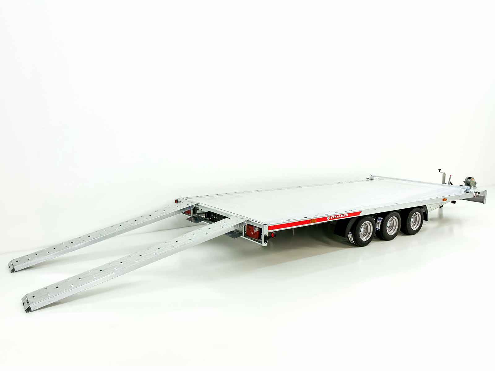 Temared Autotrailer CARLU 5121S Aluboden 210x510cm 3,5t Tridem Neufahrzeug – Bild 5