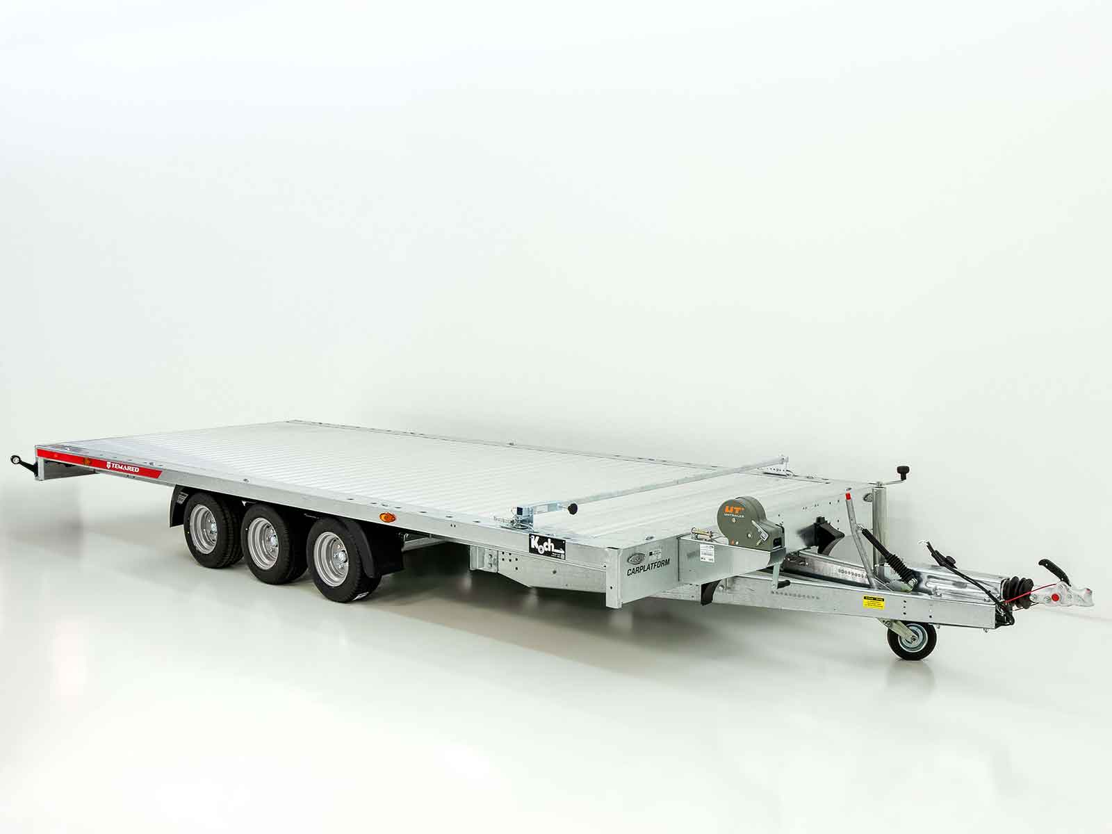 Temared Autotrailer CARLU 5121S Aluboden 210x510cm 3,5t Tridem Neufahrzeug