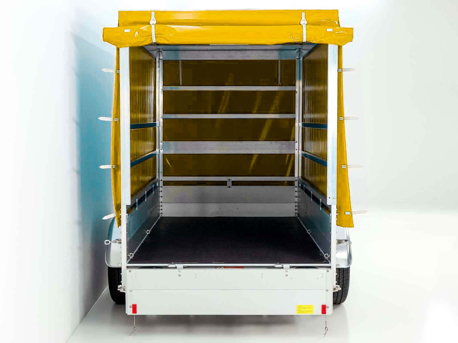 Anhänger Typ 7.26 | 150x300cm | 2600kg | mit Plane | Gelb – Bild 5
