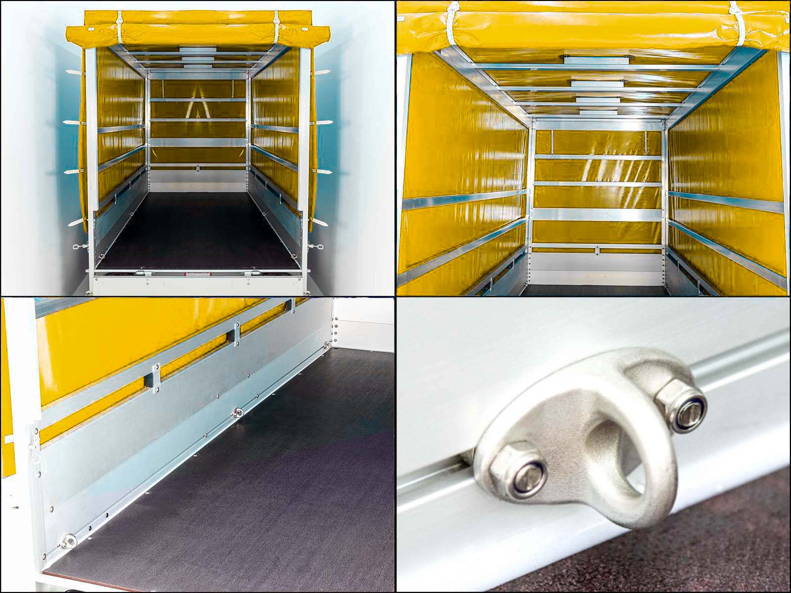 Anhänger Typ 7.26 | 150x300cm | 2600kg | mit Plane | Gelb – Bild 8