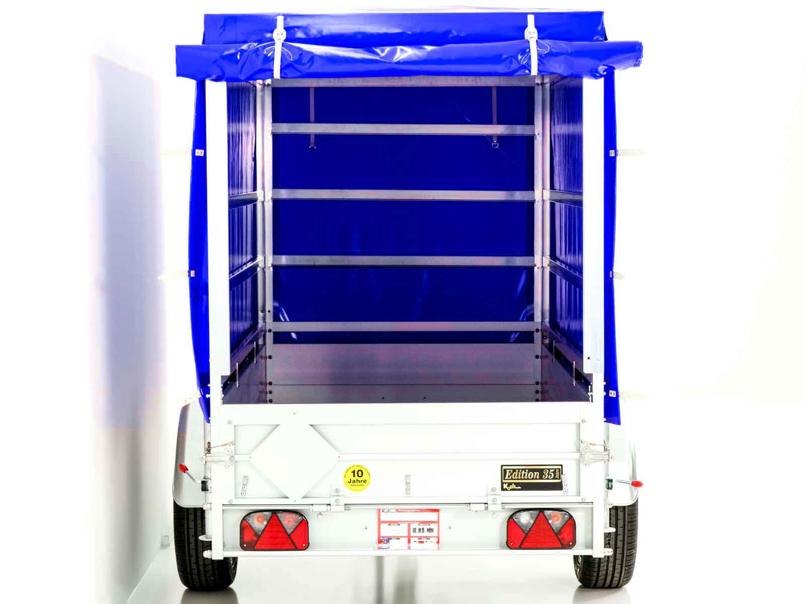 PKW-Anhänger Anhänger | 125x250cm Nutzfläche | 1300kg | Hochplane 160cm Blau | Typ 4.13 – Bild 14