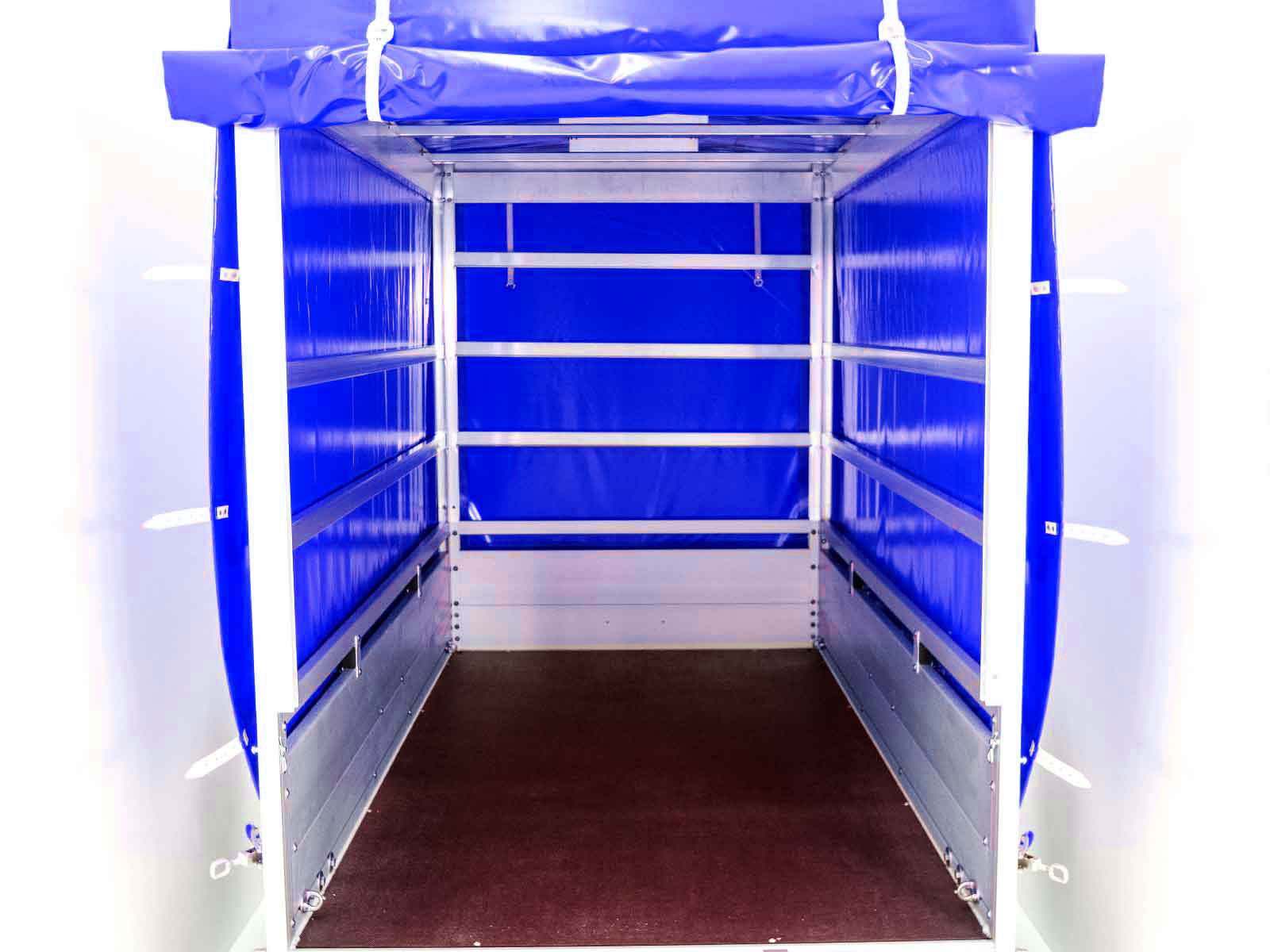 PKW-Anhänger Anhänger | 125x250cm Nutzfläche | 1300kg | Hochplane 160cm Blau | Typ 4.13 – Bild 16
