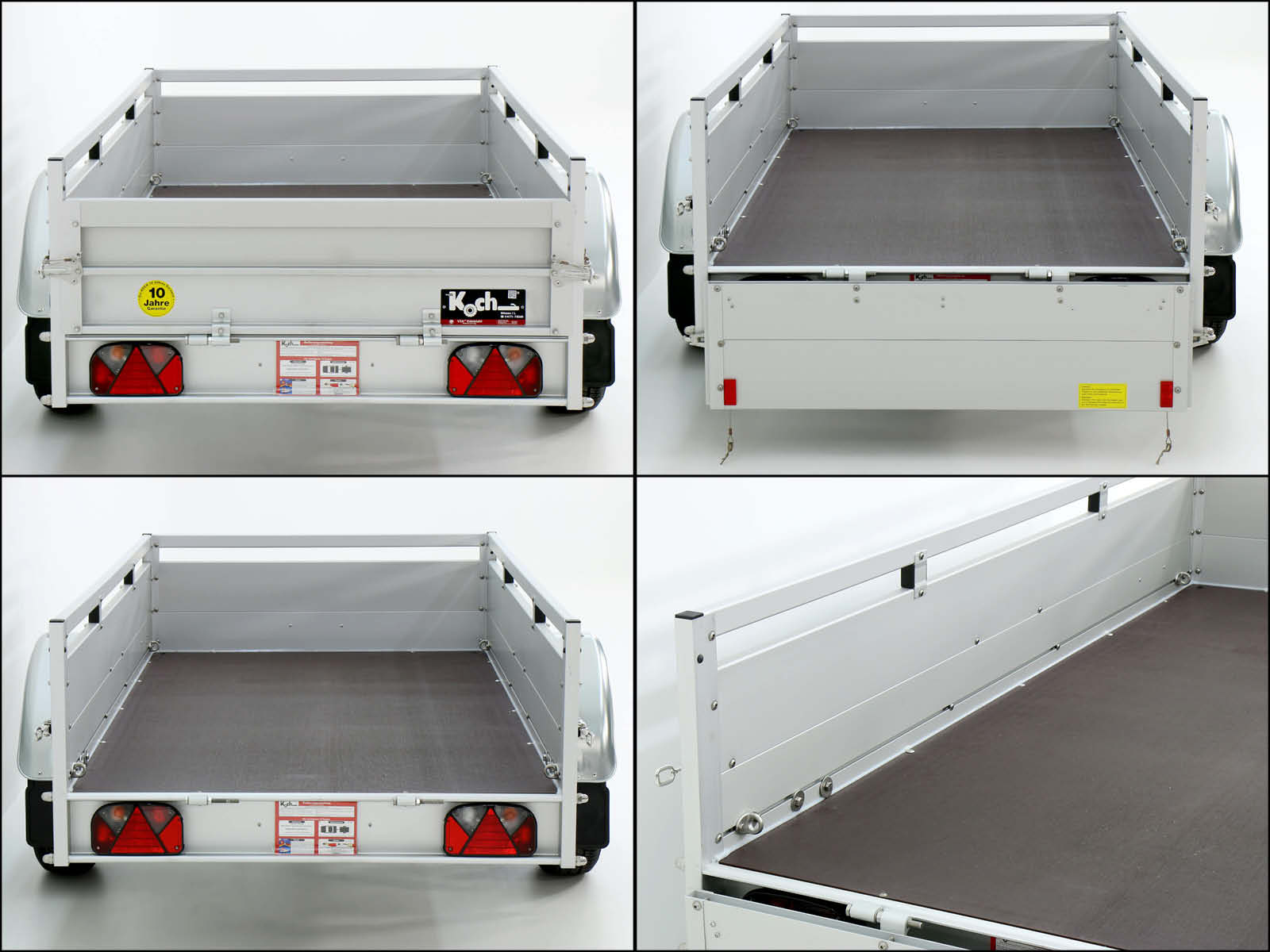 Transportanhänger Anhänger weiß | 125x250cm | 750kg zGG | mit Plane – Bild 7