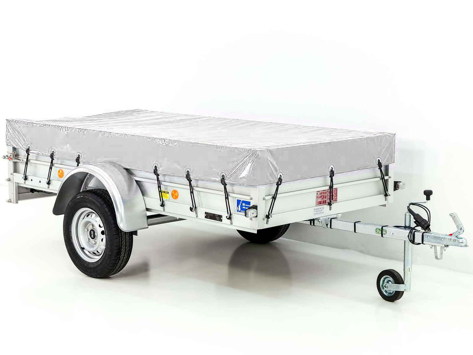 Transportanhänger Anhänger weiß | 125x250cm | 750kg zGG | mit Plane – Bild 11