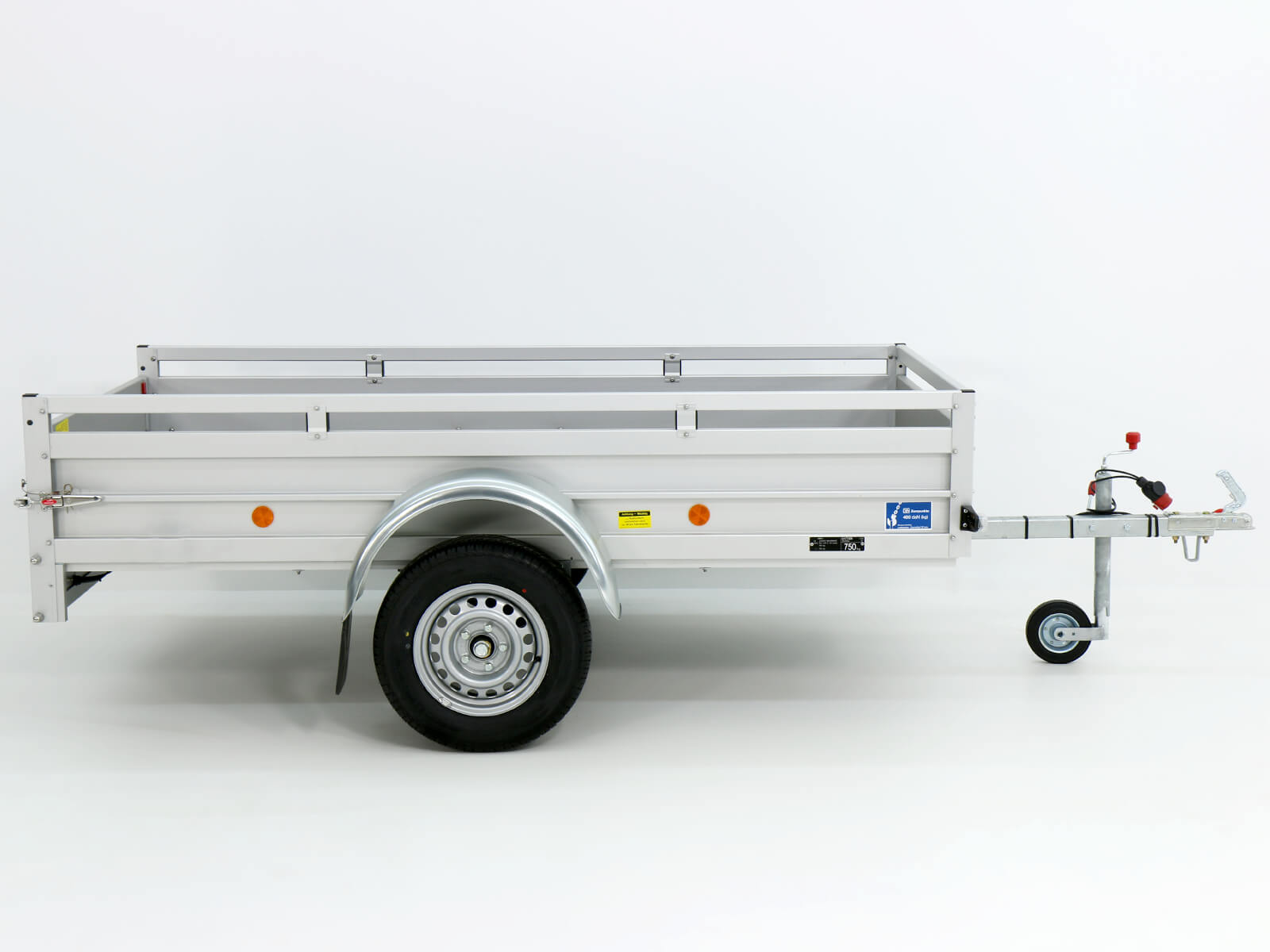 Transportanhänger Anhänger weiß | 125x250cm | 750kg zGG | mit Plane – Bild 5