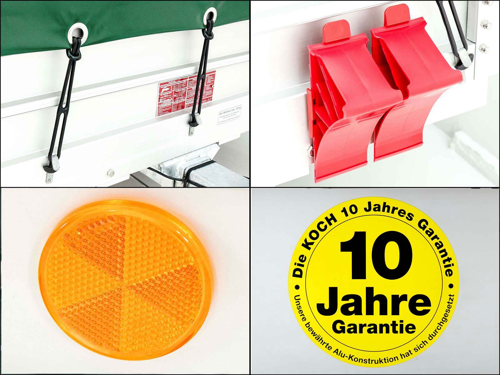 Typ 7.26 Anhänger | Ladefläche 150x300cm | 2600kg | mit Plane Grün – Bild 2