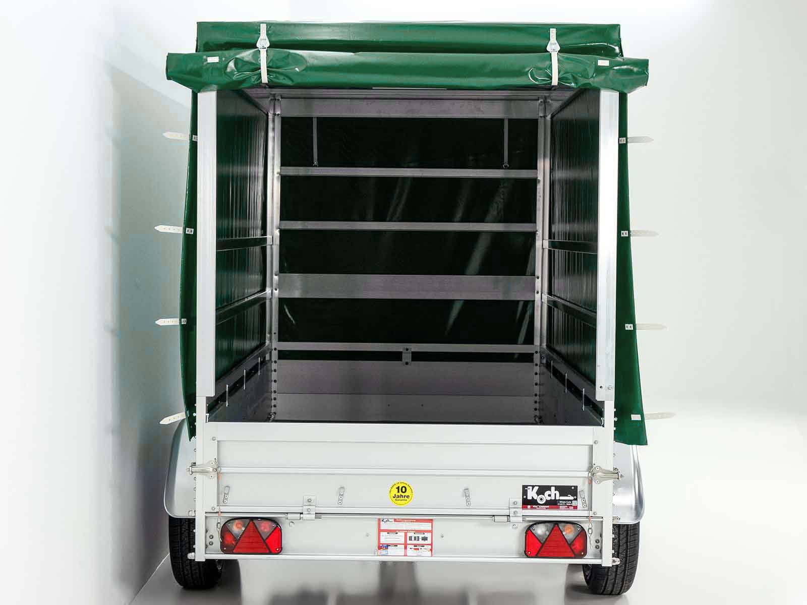 Typ 7.26 Anhänger | Ladefläche 150x300cm | 2600kg | mit Plane Grün – Bild 6