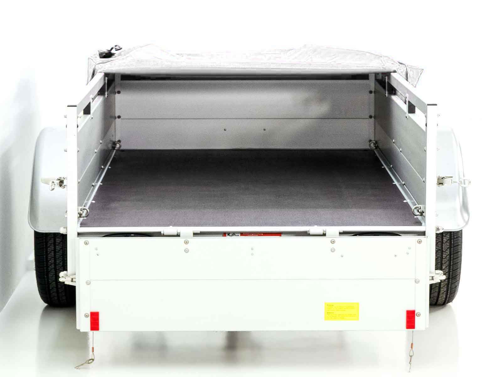 Anhänger | 125x250cm | 750kg | mit Plane | weiß – Bild 6