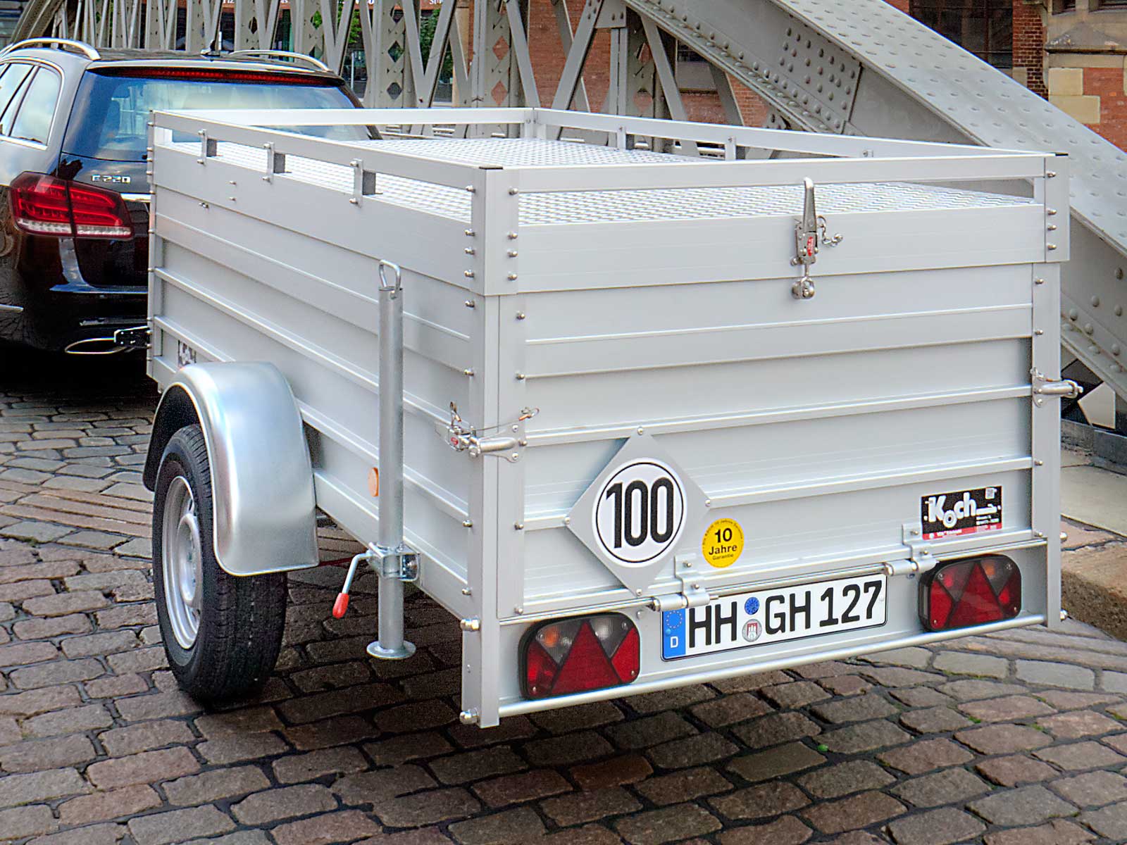 Deckelanhänger | Ladefläche 105x205cm | 1000kg – Bild 4