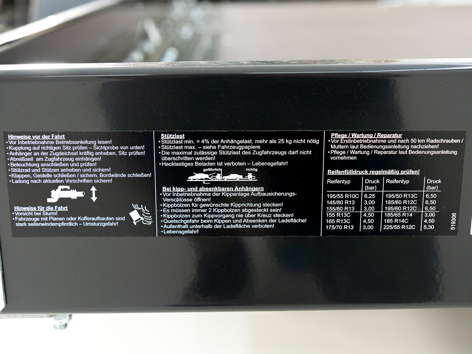 Unsinn | Ladefläche 180x315cm – Bild 6