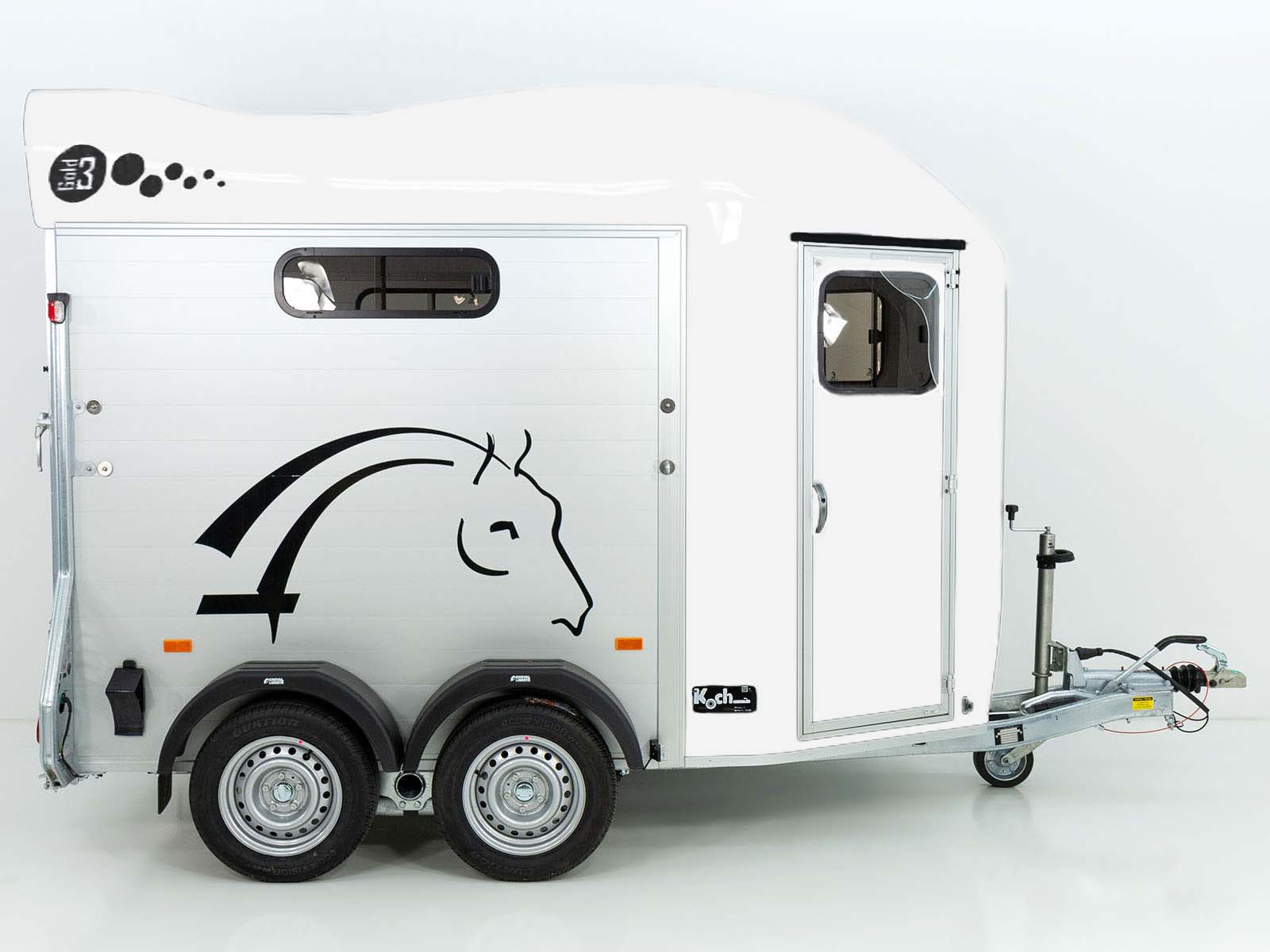 Cheval | Pferdeanhänger weiß (Réf. GA-5545-25) – Bild 13