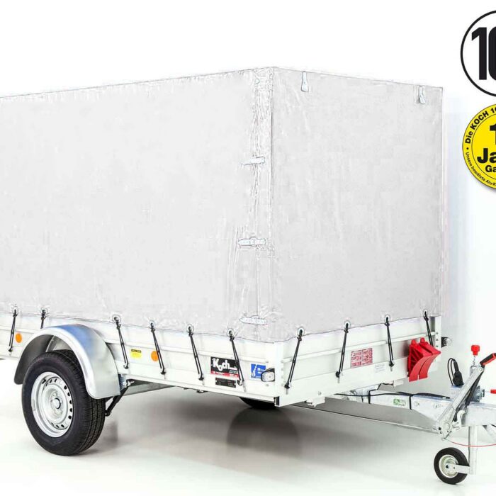 Typ 7.13 Anhänger | Ladefläche 150x300cm | 1300kg | mit Plane Weiß