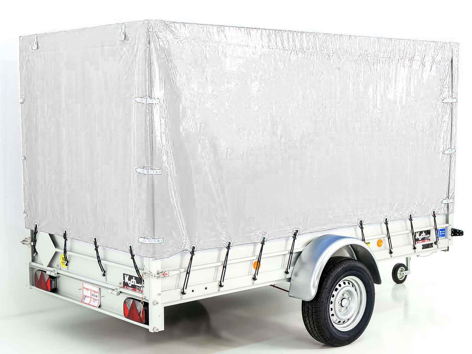 Typ 7.13 Anhänger | Ladefläche 150x300cm | 1300kg | mit Plane Weiß – Bild 2