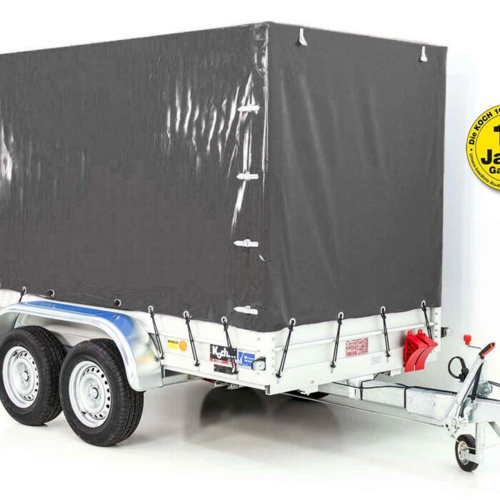 Transportanhänger Anhänger | 150x300cm | 2600kg zGG | Typ 7.26 | mit Plane