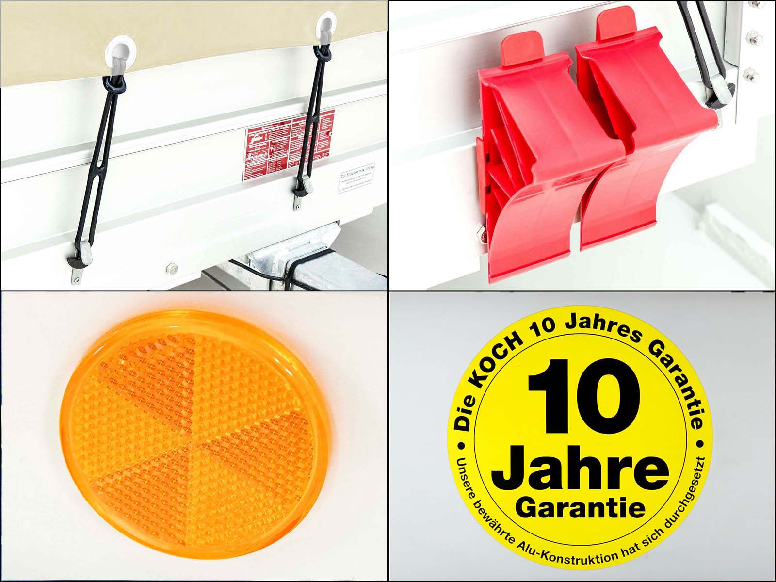 Anhänger Typ 7.26 | Abmessungen 150x300cm | 2600kg | mit Plane | Neufahrzeug – Bild 10