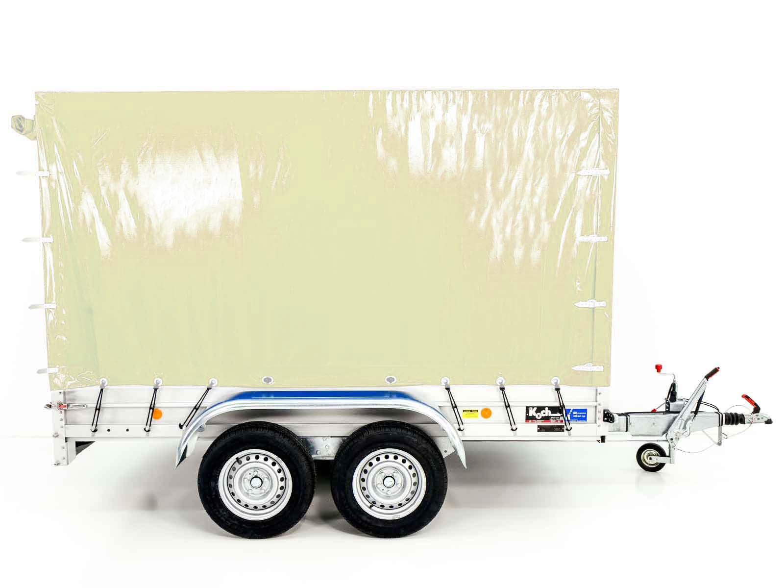 Anhänger Typ 7.26 | Abmessungen 150x300cm | 2600kg | mit Plane | Neufahrzeug – Bild 12