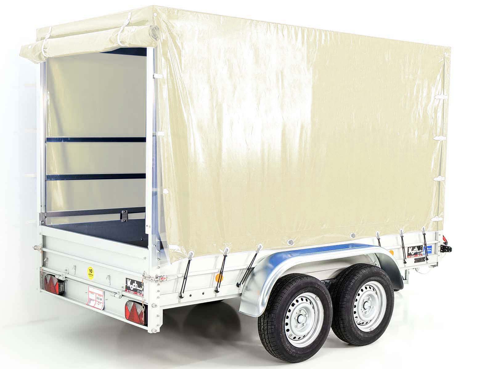 Anhänger Typ 7.26 | Abmessungen 150x300cm | 2600kg | mit Plane | Neufahrzeug – Bild 13