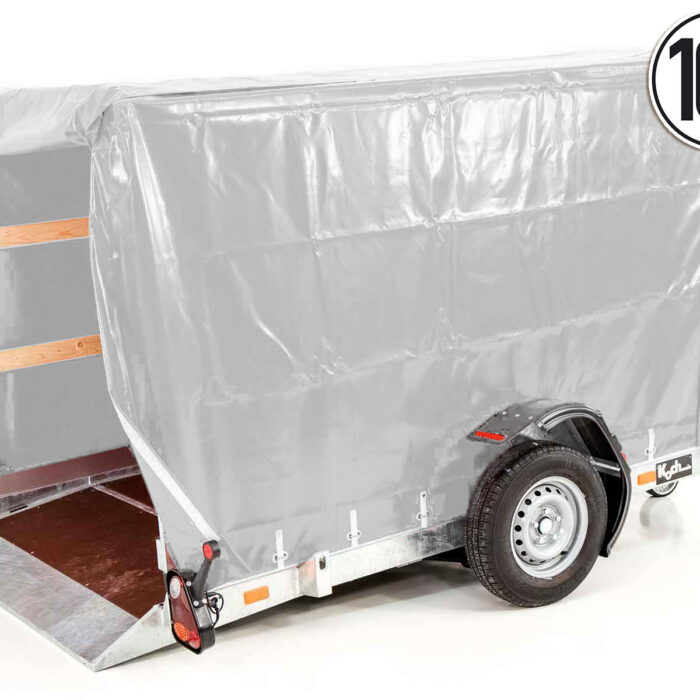 . Vezeko Absenkanhänger 162x272x155 1,3t Hochplane silber Neufahrzeug