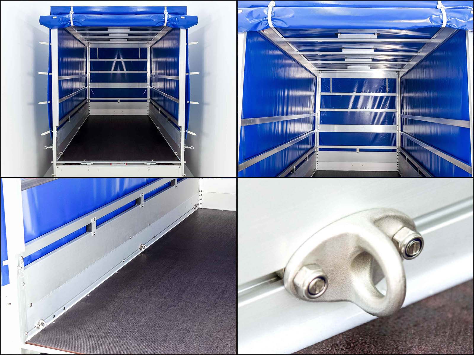 2600kg Anhänger | 150x300cm | mit Plane Blau | Typ 7.26 – Bild 11