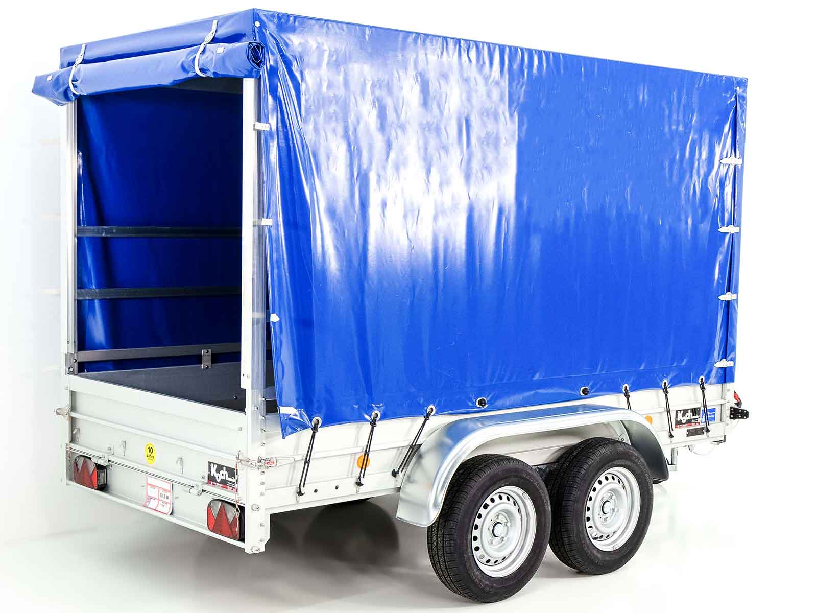 2600kg Anhänger | 150x300cm | mit Plane Blau | Typ 7.26 – Bild 5