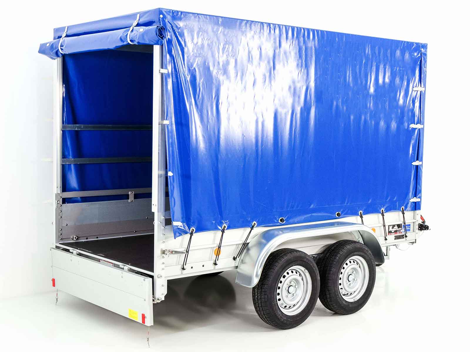2600kg Anhänger | 150x300cm | mit Plane Blau | Typ 7.26 – Bild 8