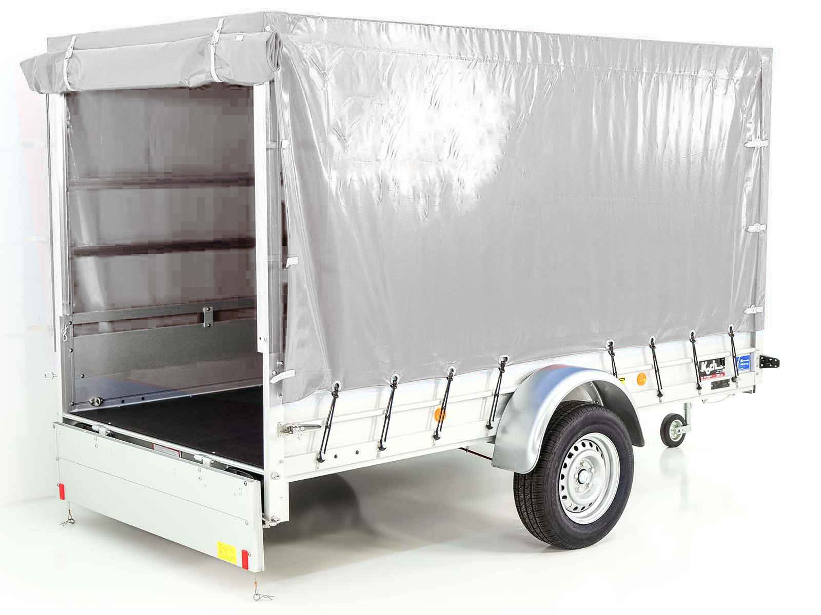 Transportanhänger Anhänger | 150x300cm | 1300kg zGG | Typ 7.13 | mit Plane – Bild 3