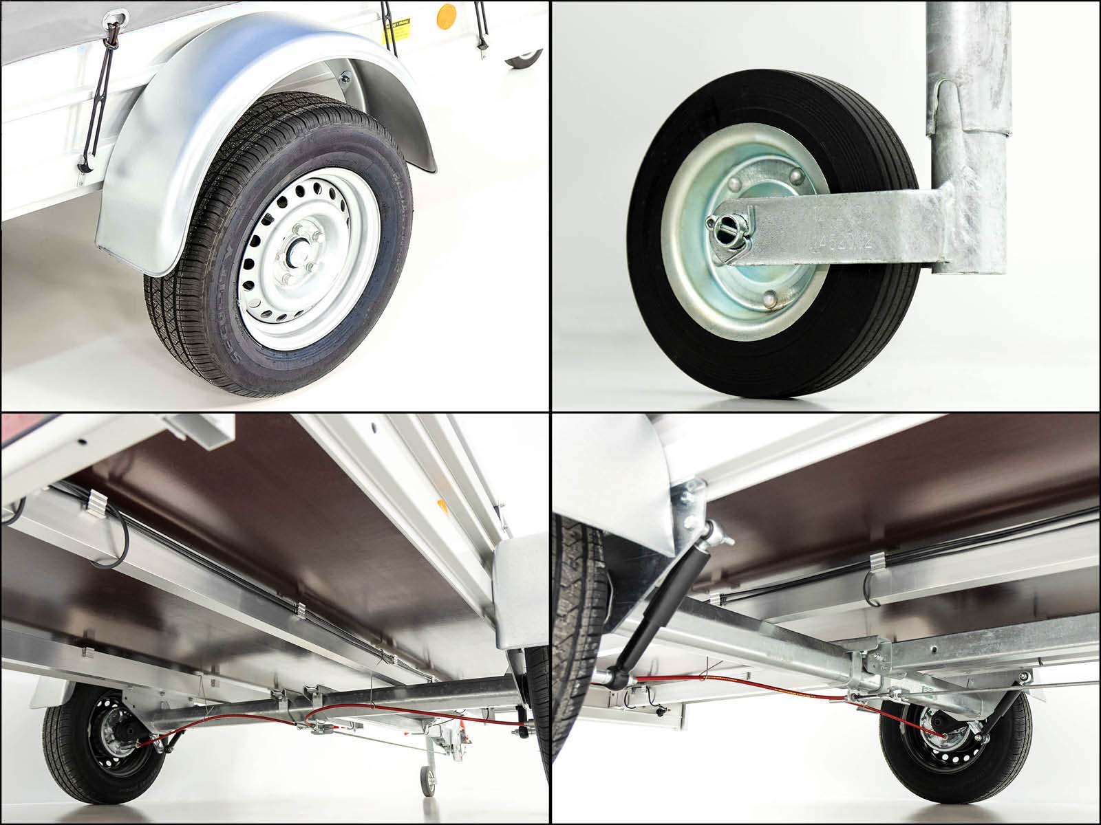 Transportanhänger Anhänger | 150x300cm | 1300kg zGG | Typ 7.13 | mit Plane – Bild 10