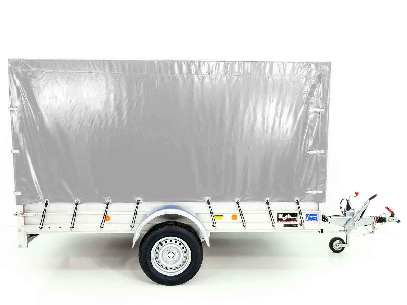 Transportanhänger Anhänger | 150x300cm | 1300kg zGG | Typ 7.13 | mit Plane – Bild 12