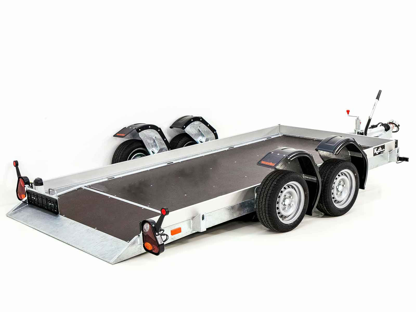 Vezeko Absenkanhänger Tandem 162×345 cm 3,5 t - E-Pumpe Neufahrzeug – Bild 11
