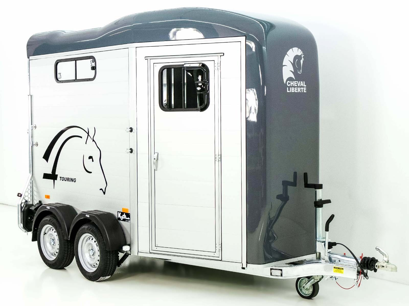 Cheval | Pferdeanhänger grau