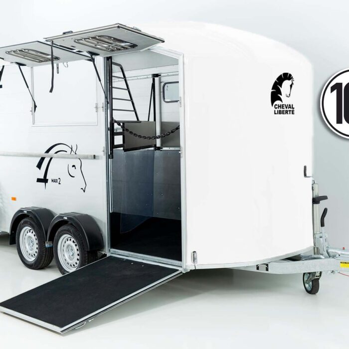Pferdeanhänger Cheval | 2600kg zGG | Weiß