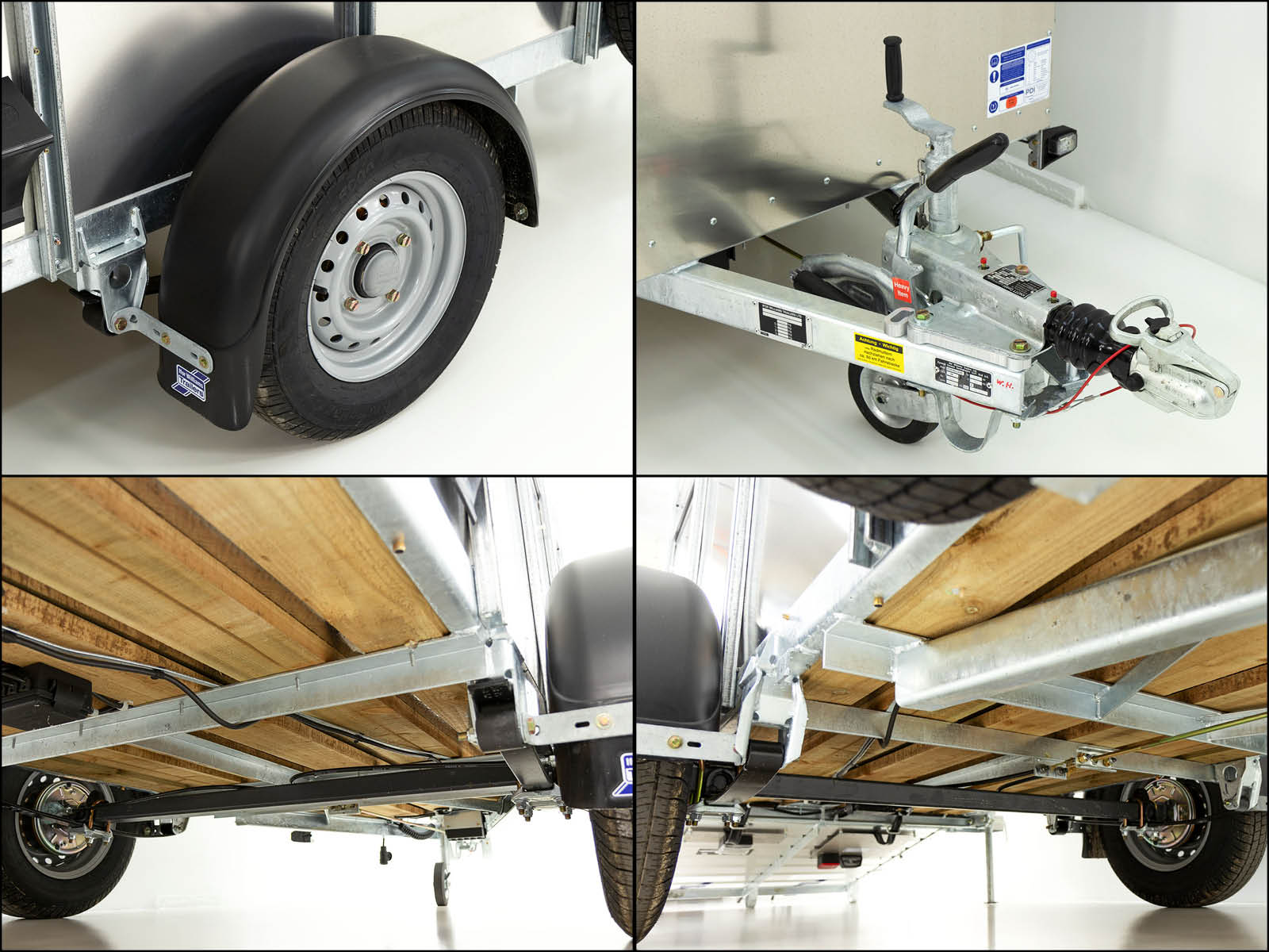 Ifor Williams Schaf- und Kälberanhänger P8G 124×250 cm Höhe: 153 cm - 1,4t Neufahrzeug – Bild 7