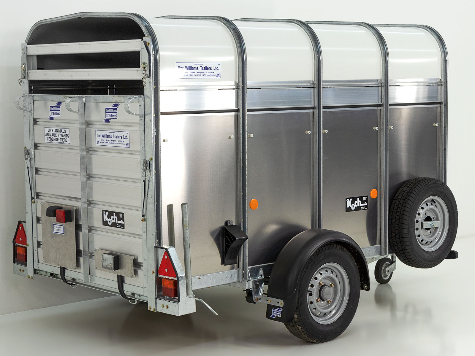 Ifor Williams Schaf- und Kälberanhänger P8G 124×250 cm Höhe: 153 cm - 1,4t Neufahrzeug – Bild 13