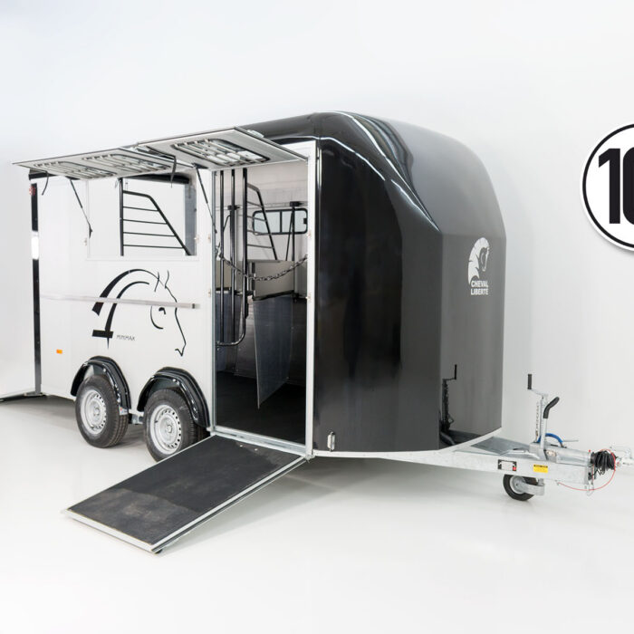 Transportanhänger Cheval schwarz | zGG | Pferdeanhänger