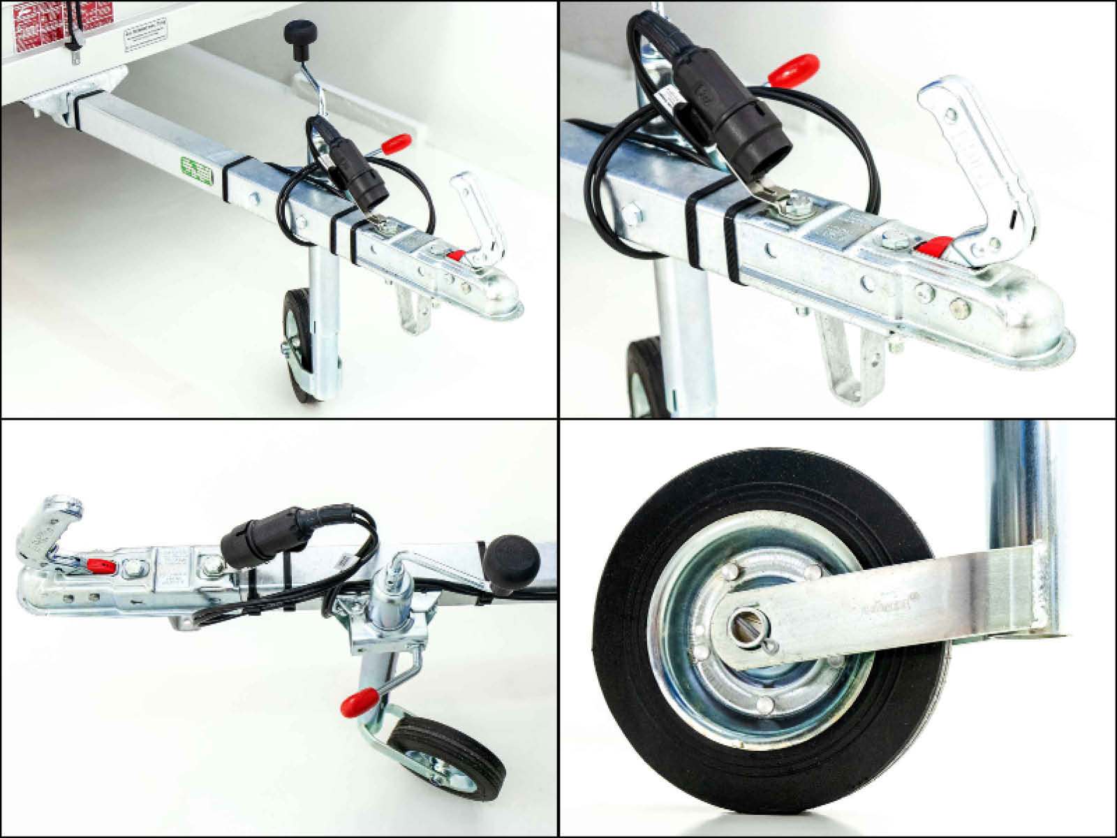 750kg Anhänger | 125x250cm | mit Plane Schwarz – Bild 7