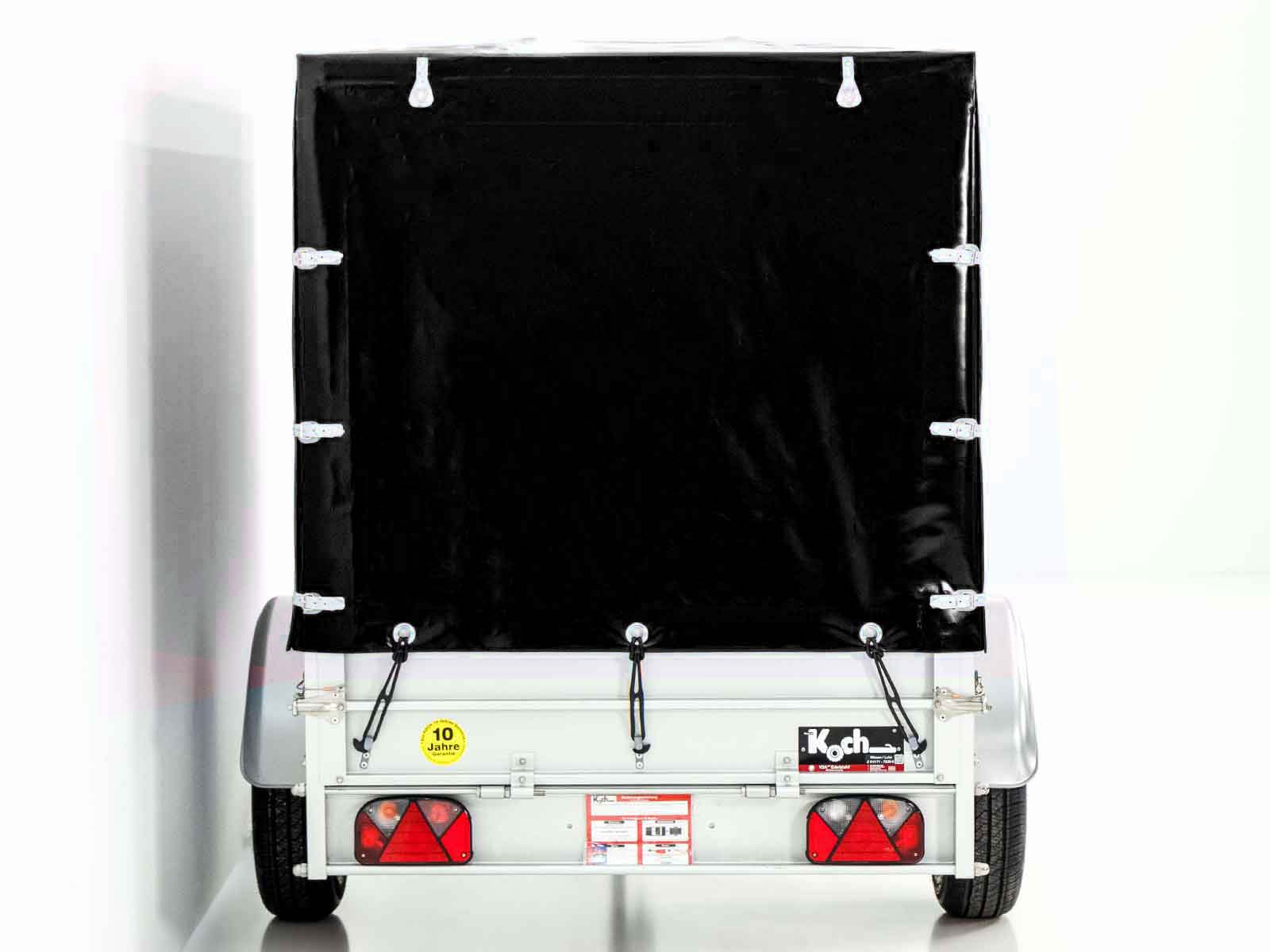 750kg Anhänger | 125x250cm | mit Plane Schwarz – Bild 2