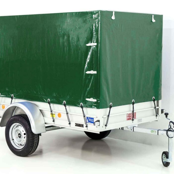 PKW-Anhänger Anhänger | 125x250cm Nutzfläche | 750kg | mit Plane Grün