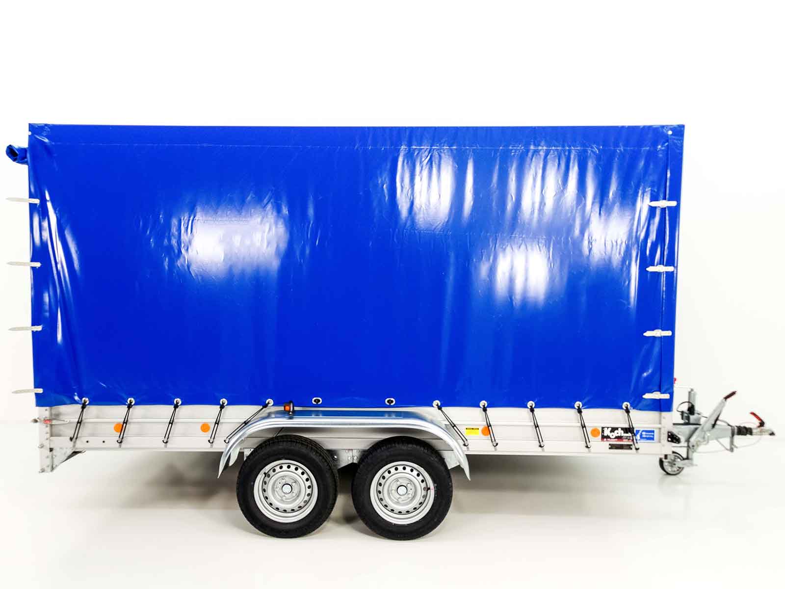 Anhänger Typ 10.26 | Abmessungen 185x400cm | 2600kg | mit Plane Blau | Neufahrzeug – Bild 7