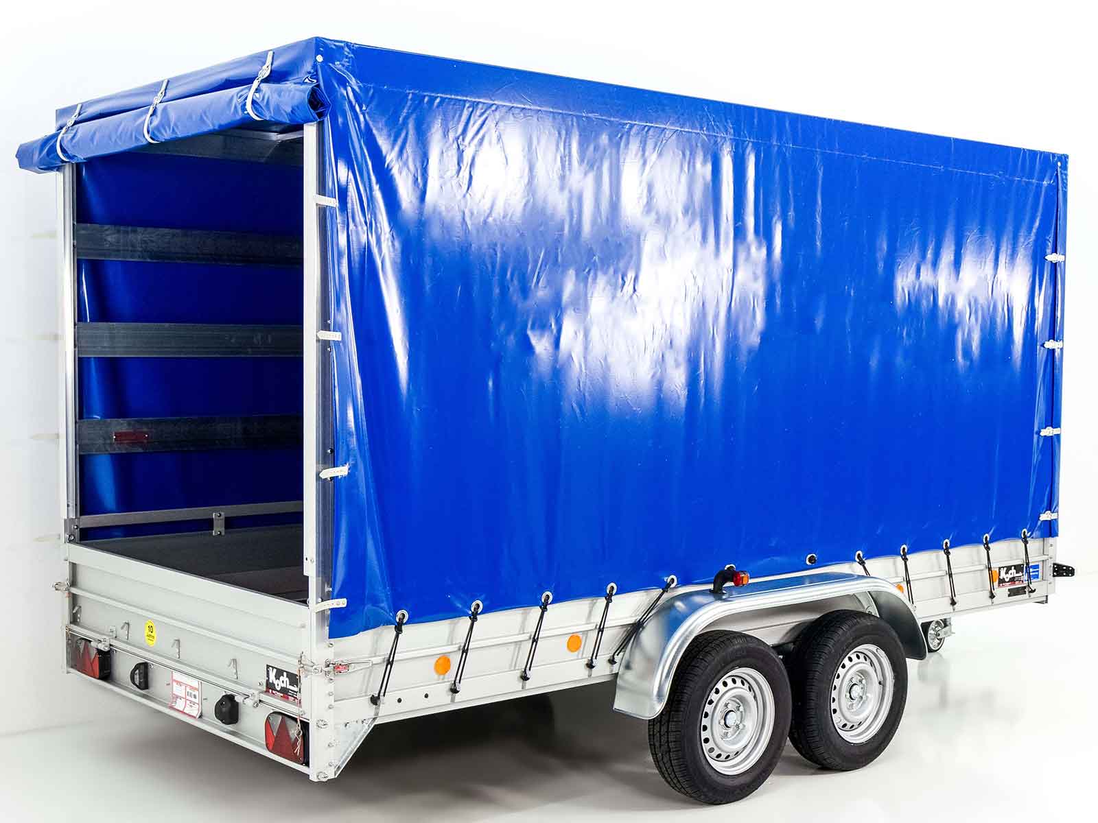 Anhänger Typ 10.26 | Abmessungen 185x400cm | 2600kg | mit Plane Blau | Neufahrzeug – Bild 8
