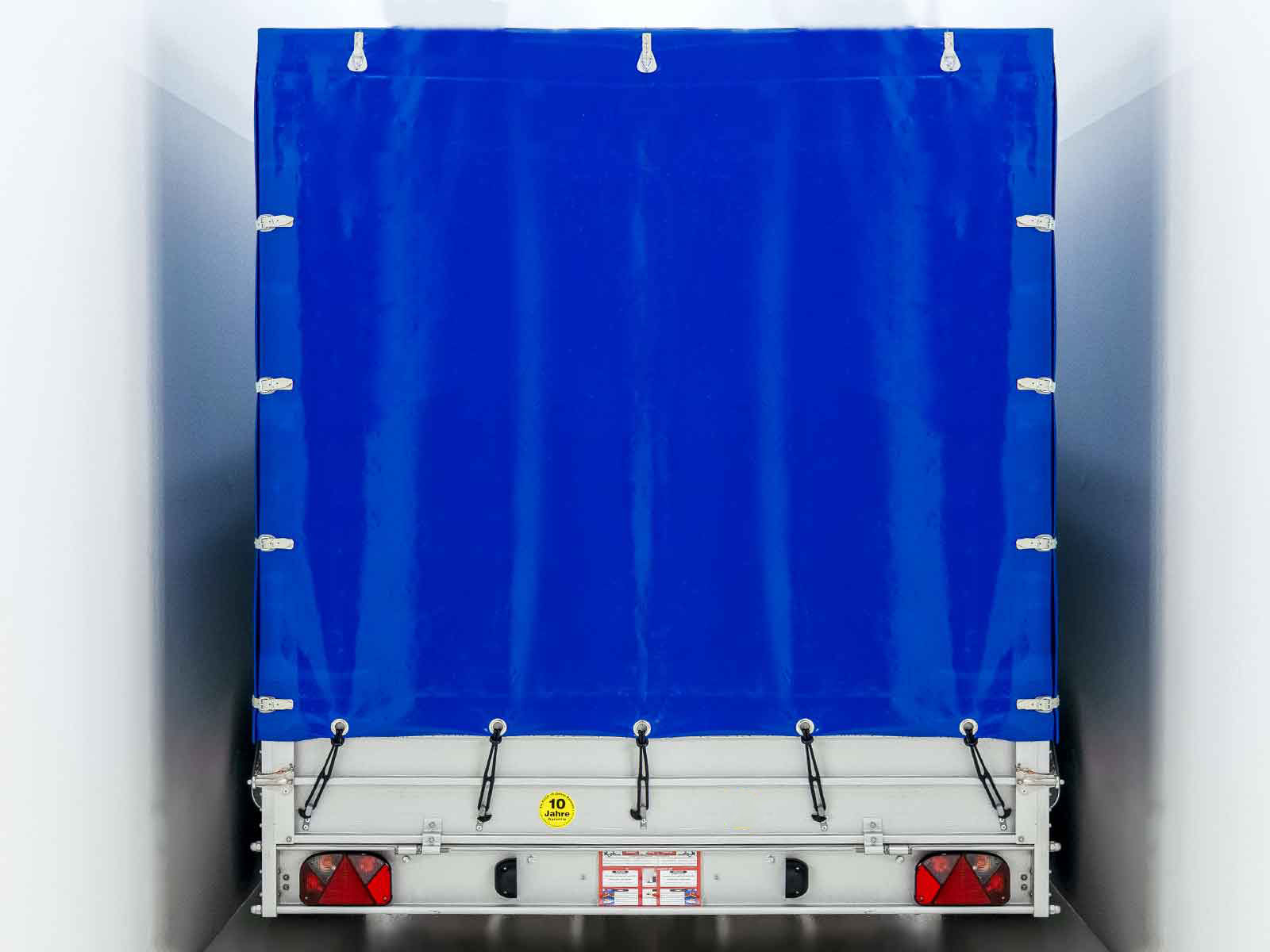 Anhänger Typ 10.26 | Abmessungen 185x400cm | 2600kg | mit Plane Blau | Neufahrzeug – Bild 9