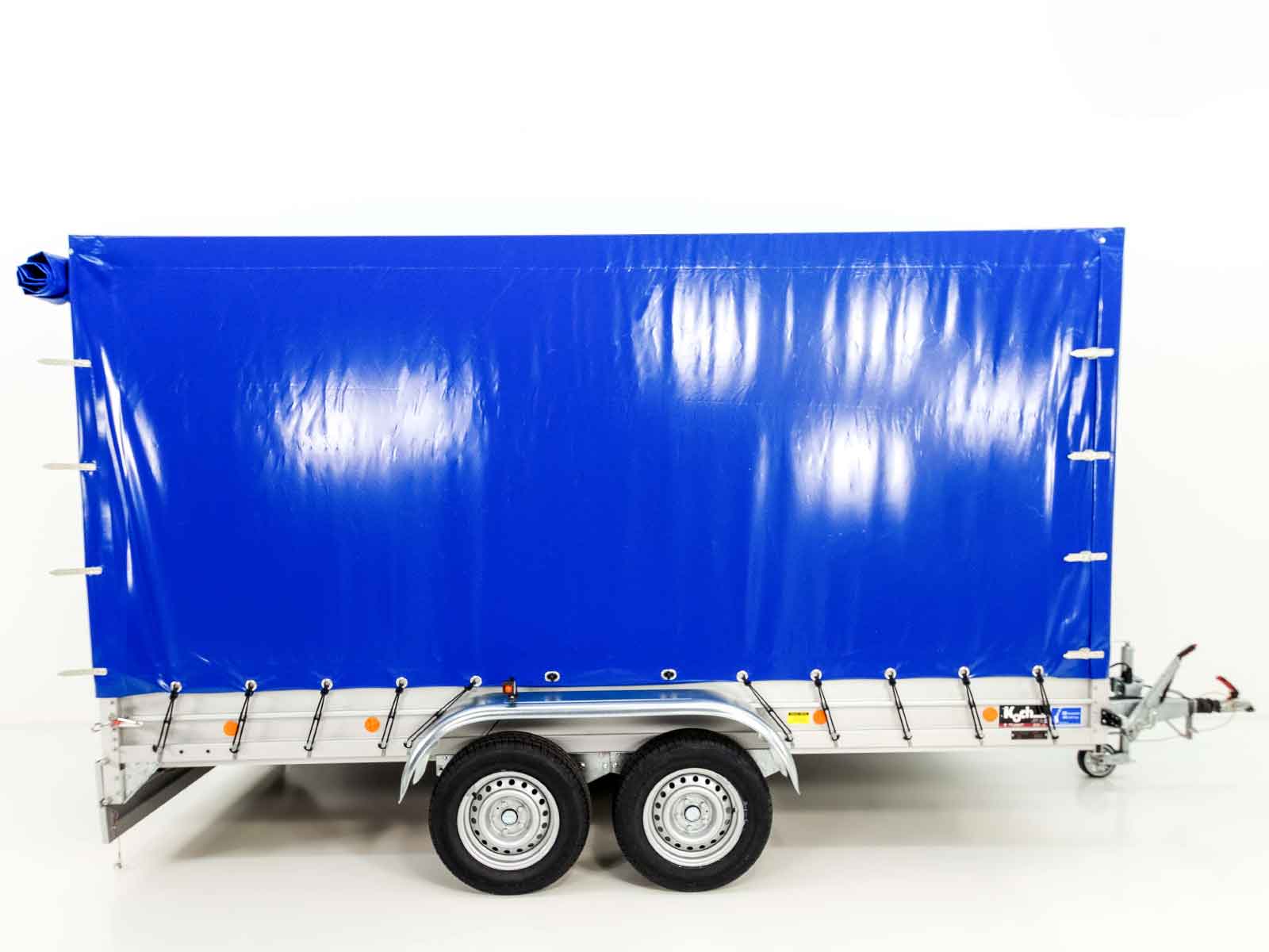 Anhänger Typ 10.26 | Abmessungen 185x400cm | 2600kg | mit Plane Blau | Neufahrzeug – Bild 11