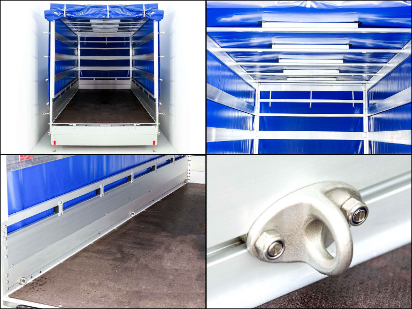 Anhänger Typ 10.26 | Abmessungen 185x400cm | 2600kg | mit Plane Blau | Neufahrzeug – Bild 12