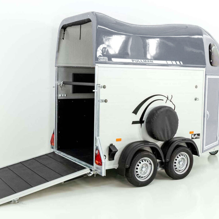 PKW-Anhänger Cheval | Nutzfläche | Pferdeanhänger grau (Réf. GA-5553-25)