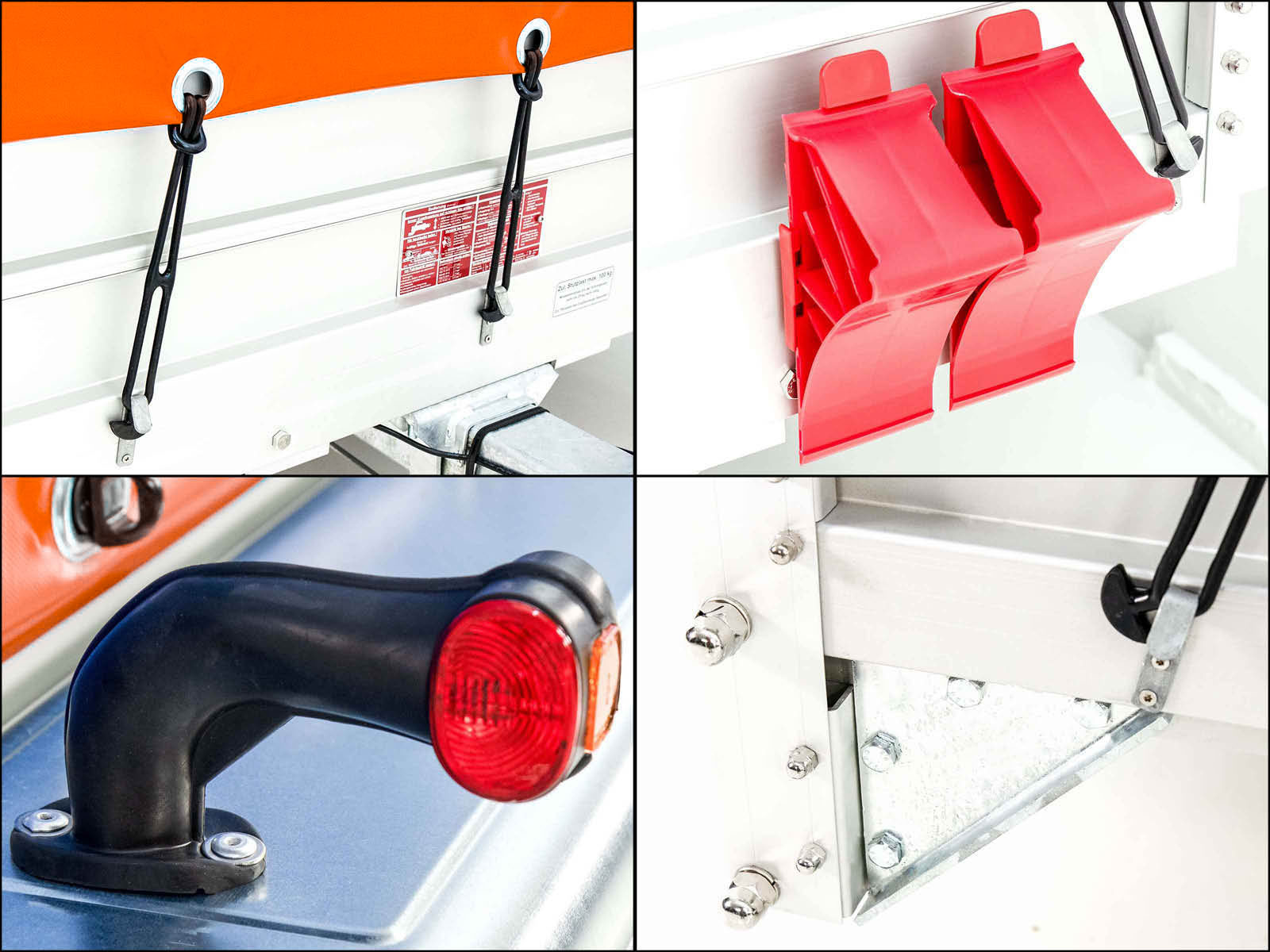 Typ 10.26 Anhänger | Ladefläche 185x400cm | 2600kg | mit Plane Orange – Bild 9