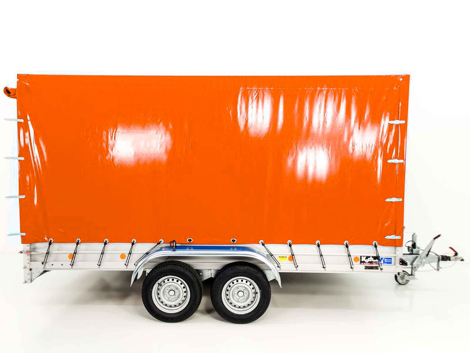 Typ 10.26 Anhänger | Ladefläche 185x400cm | 2600kg | mit Plane Orange – Bild 2