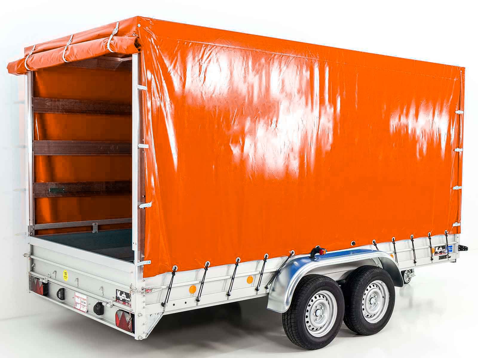 Typ 10.26 Anhänger | Ladefläche 185x400cm | 2600kg | mit Plane Orange – Bild 3