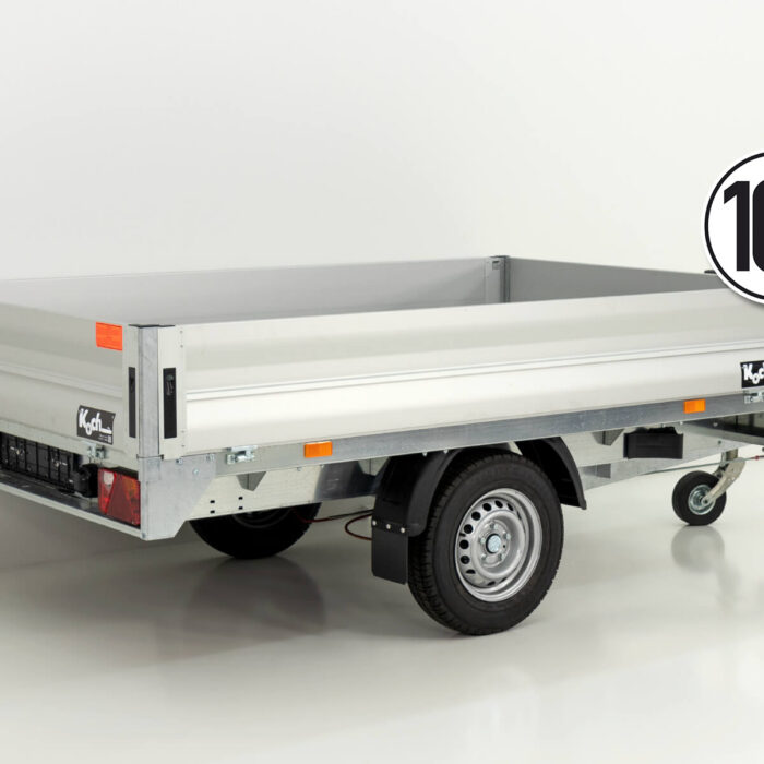 Vezeko Hochlader Transportanhänger DX13.3 - 162×317 cm - 1,3t Neufahrzeug
