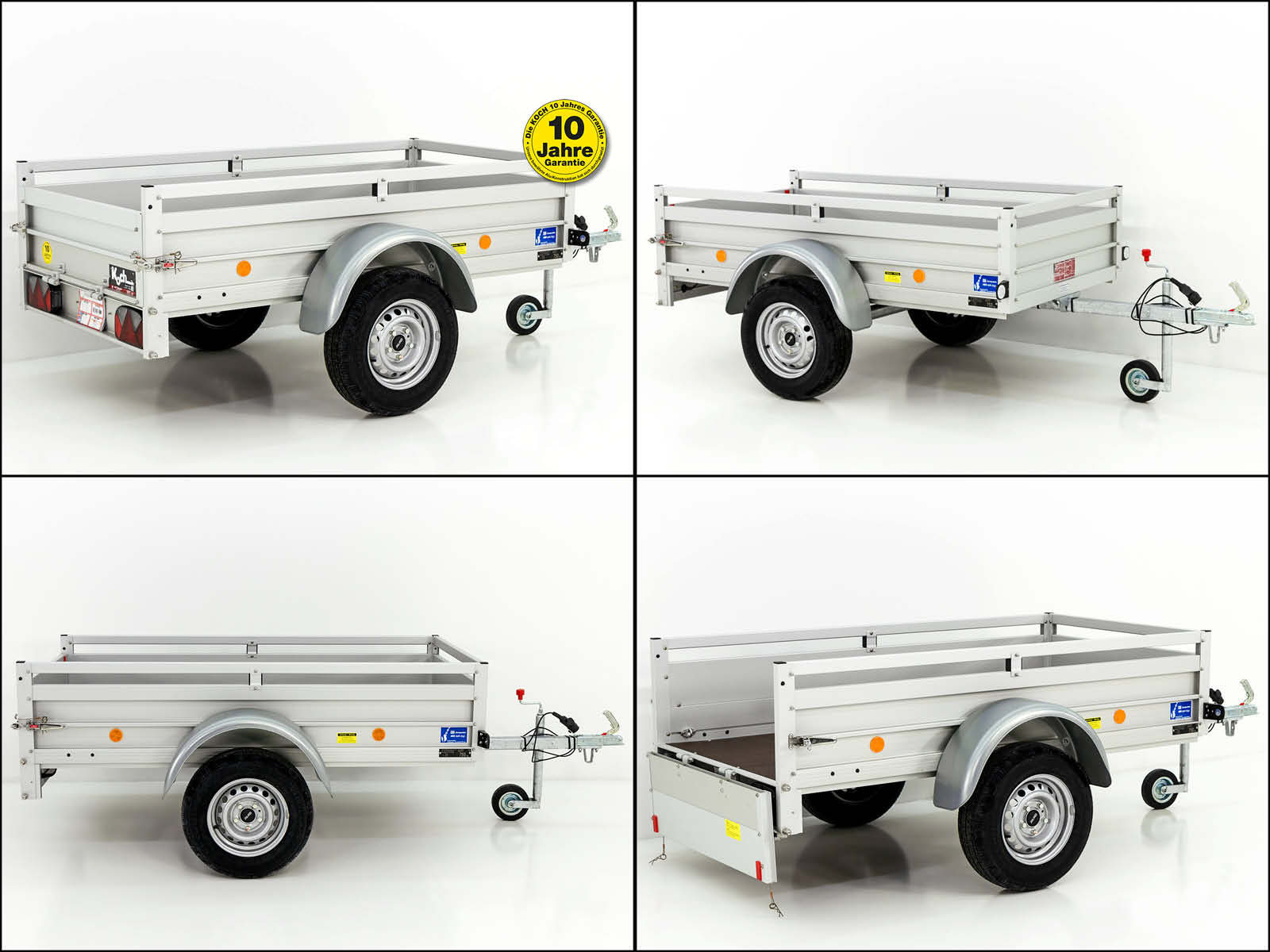 750kg Anhänger | 105x205cm | mit Plane blau (Réf. GA-3142-25) – Bild 10