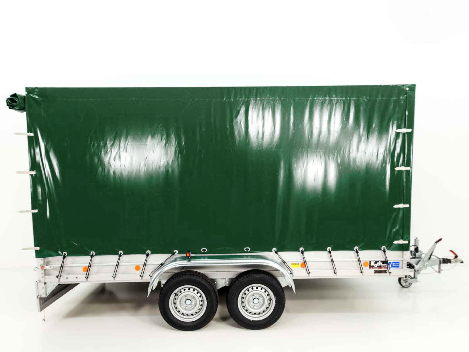 Transportanhänger Anhänger Grün | 185x400cm | 2600kg zGG | Typ 10.26 | mit Plane – Bild 8