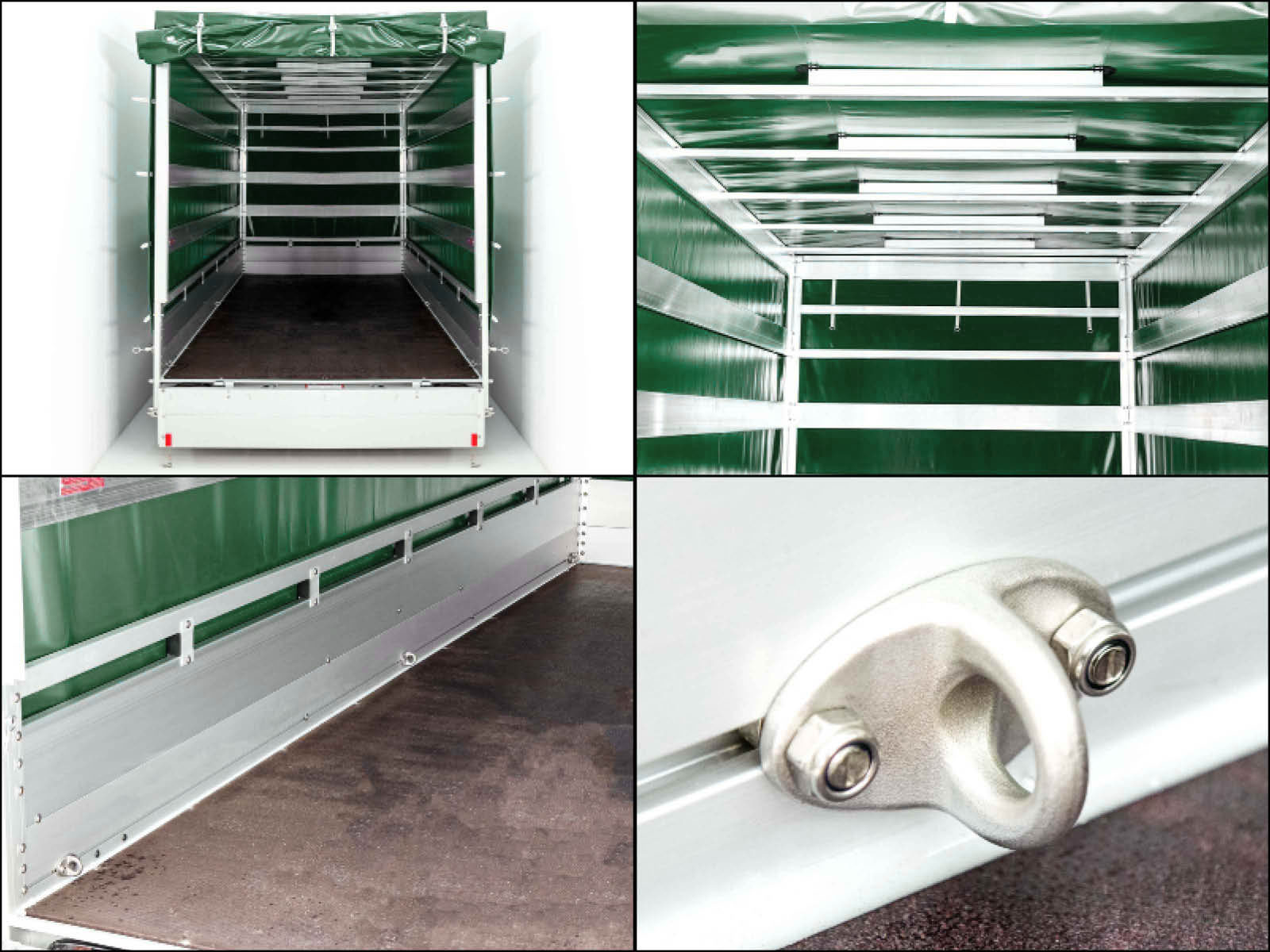 Transportanhänger Anhänger Grün | 185x400cm | 2600kg zGG | Typ 10.26 | mit Plane – Bild 9